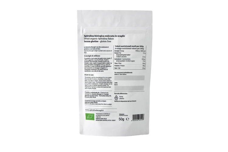 Spirulina in Scaglie Bio 50gr