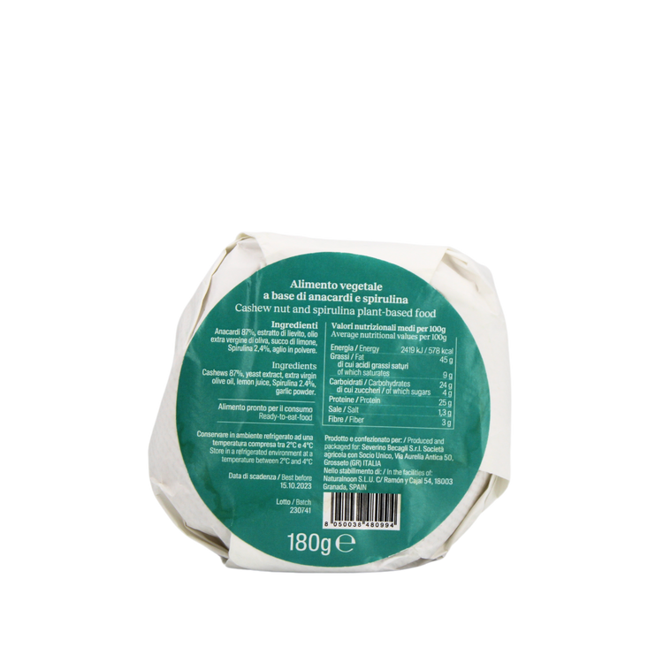Pecorino Cheese with Spirulina