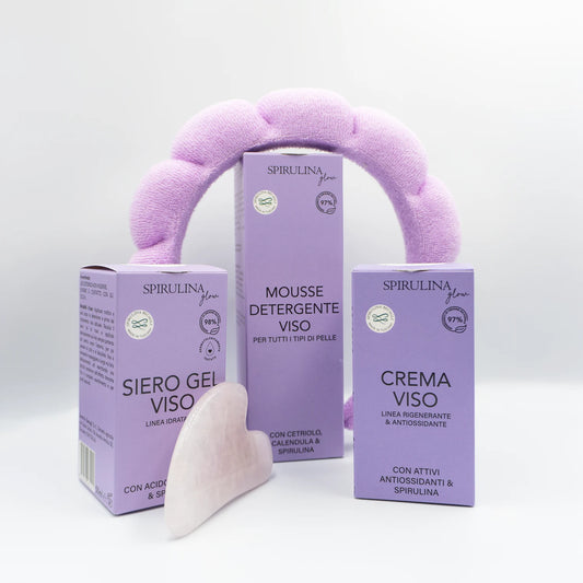 Mousse con siero e crema antiossidante/ai peptidi