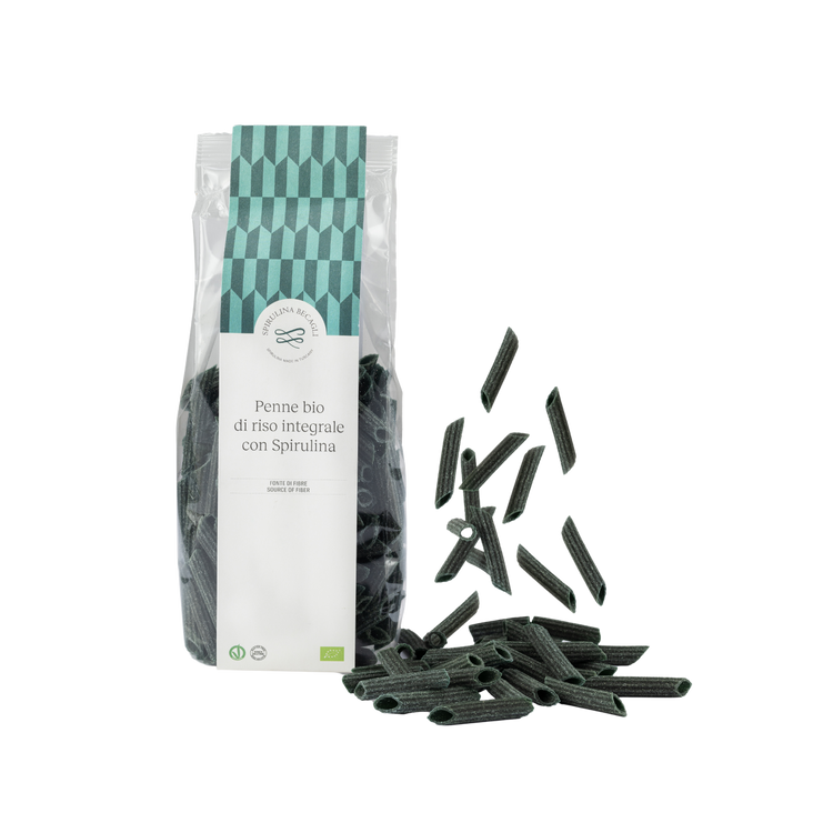 Rice Pasta with Spirulina