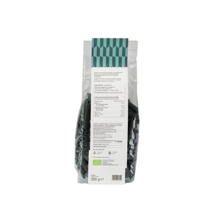 Rice Pasta with Spirulina