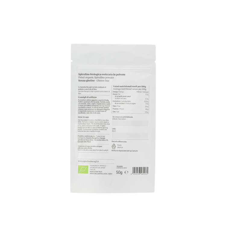 Spirulina in polvere bio 50gr