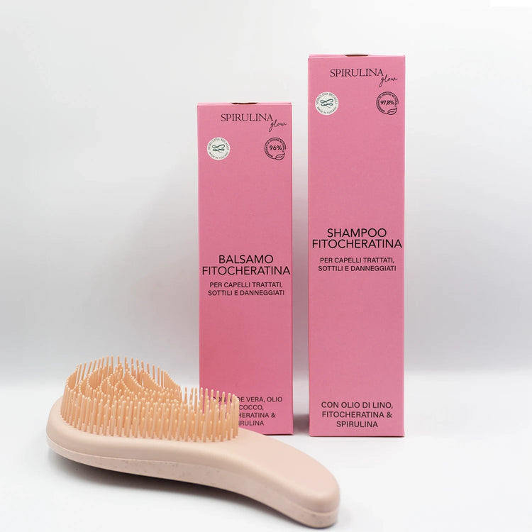 Shampoo + Balsamo con spazzola in regalo