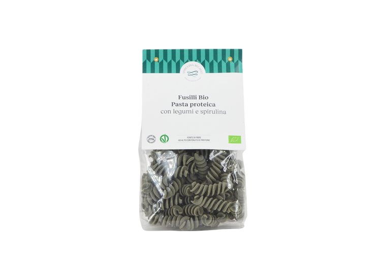 Fusilli Bio - Pasta Proteica con Legumi e Spirulina