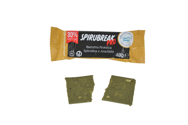 Barrette proteiche Spirulina e Arachidi