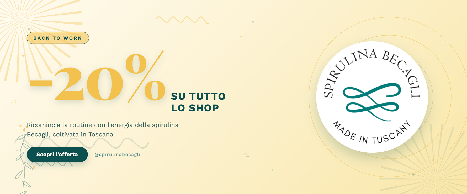 Promozione Spirulina
