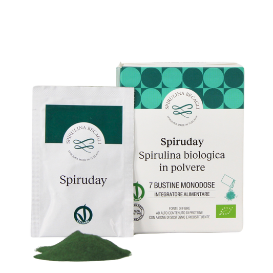 Spiruday7 - Spirulina essiccata in polvere monodose