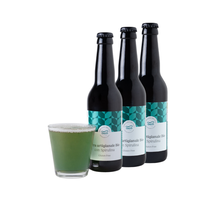 Organic Craft Beer with Spirulina