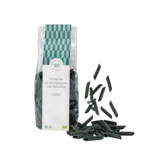 Rice Pasta with Spirulina