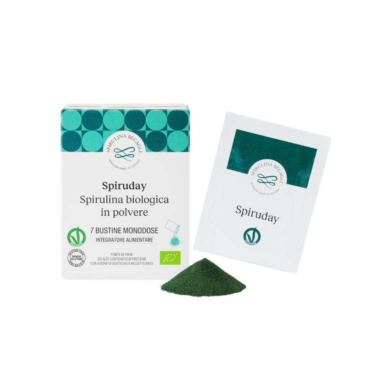 Spiruday7 - Dried spirulina powder single-dose