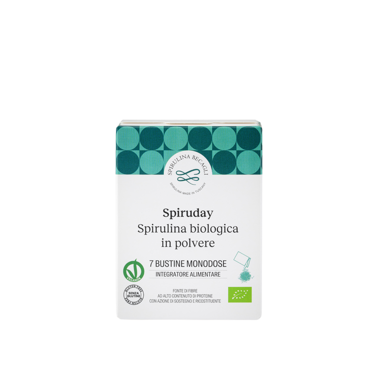 Spiruday7 - Dried spirulina powder single-dose